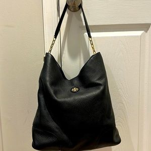 Black Tory Burch hobo bag